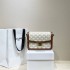 Celine Triomphe Canvas Teen Box Medium 22.5 White Model: 191242 22.5x16.5x7.5cm