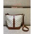 Celine Triomphe Canvas Small 30 Bucket White Brown Model: 191442 Size: 30x22x13cm