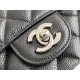 Chanel Classic Flap bag Mini 20 Black with silver hardware, Caviar leather, edge stitching.