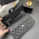 Chanel Classic Flap bag Small 23 Black with silver hardware, Caviar leather, seamless, red interior.