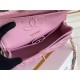 Chanel Classic Flap bag Small 23 Deep Pink with champagne gold hardware, Caviar leather, Hass Factory leather, seamless.