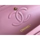 Chanel Classic Flap bag Small 23 Deep Pink with champagne gold hardware, Caviar leather, Hass Factory leather, seamless.