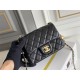 Chanel Classic Flap bag 23C 18 Gold Ball, Black with gold hardware, lambskin, Hass Factory leather, yellow interior, 18x13x7cm.