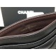 Chanel Classic Card Holder Black with Gold Hardware Lamb Leather Hass Factory leather Red Interior 11x7x1cm