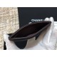 Chanel Classic Card Holder Black with Silver Hardware Caviar Leather Hass Factory leather Red Interior 11x7x1cm