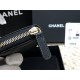 Chanel Classic Card Holder Black with Gold Hardware Lamb Leather Hass Factory leather 11cm