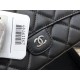 Chanel Classic Wallet Long Black with Silver Hardware Lamb Leather Hass Factory leather 19cm