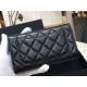 Chanel Classic Wallet Long Black with Silver Hardware Lamb Leather Hass Factory leather 18cm