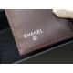 Chanel Classic Wallet Long Black with Silver Hardware Lamb Leather Hass Factory leather 18cm