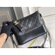 Chanel Gabrielle Hobo Black with Gold Hardware Lamb Leather Hass Factory leather 15x20x8cm