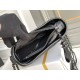 Chanel Gabrielle Hobo Black with Silver Hardware V Pattern Lamb Leather Hass Factory leather 15x20x8cm