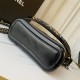 Chanel Gabrielle Hobo Black with Gold Hardware New Alphabet Shoulder Strap Lamb Leather Hass Factory leather 20cm