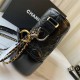 Chanel Gabrielle Hobo Black with Gold Hardware New Alphabet Shoulder Strap Lamb Leather Hass Factory leather 28cm