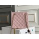 Chanel 22S Small Barrel Bag Pink Champagne Gold Hardware Caviar Leather Hass Factory leather 16x15x9cm