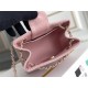 Chanel 22S Small Barrel Bag Pink Champagne Gold Hardware Caviar Leather Hass Factory leather 16x15x9cm