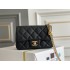 Chanel Classic Flap bag Heart Shaped Black with Gold Hardware Small Size 19 Caviar Leather Hass Factory leather 19x13x5cm