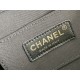 Chanel 23C Duma Backpack Black Champagne Gold Hardware Small Size Calfskin Leather Hass Factory leather 19x18x12cm