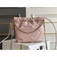 Chanel 23S Chanel 22 Mini Pink Gold Hardware Calfskin Leather Hass Factory leather 19x20x6cm