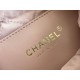 Chanel 23S Chanel 22 Mini Pink Gold Hardware Calfskin Leather Hass Factory leather 19x20x6cm