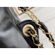 Chanel 22S Chanel 22 Bag Small Size 34 Black Gold Hardware Calfskin Leather Hass Factory leather 29x35x11cm