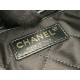 Chanel 22S Chanel 22 Bag Small Size 34 Black Gold Hardware Calfskin Leather Hass Factory leather 29x35x11cm