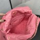 Chanel 22S Chanel 22 Bag Small Size 35 Peach Pink Gold Hardware Calfskin Leather Hass Factory leather 29x35x11cm