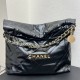 Chanel 22S Chanel 22 Bag Large Size 48 Black Gold Hardware Calfskin Leather Hass Factory leather 48cm