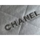 Chanel 23P Chanel 22 Bag Silver Hardware Small Size 37 Silver Hardware Calfskin Leather Hass Factory leather 35x37x7cm