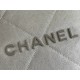 Chanel 23P Chanel 22 Bag Silver Hardware Medium Size 42 Silver Hardware Calfskin Leather Hass Factory leather 38x42x8cm