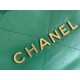 Chanel 22S Chanel 22 Bag Green Small Size 37 Gold Hardware Calfskin Leather Hass Factory leather 35x37x7cm