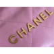 Chanel 22S Chanel 22 Bag Light Purple Small Size 37 Gold Hardware Calfskin Leather Hass Factory leather 35x37x7cm