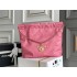 Chanel 22S Chanel 22 Bag Pink Small Size 37 Gold Hardware Calfskin Leather Hass Factory leather 35x37x7cm