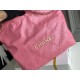 Chanel 22S Chanel 22 Bag Pink Small Size 37 Gold Hardware Calfskin Leather Hass Factory leather 35x37x7cm