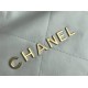 Chanel 22S Chanel 22 Bag White Small Size 37 Gold Hardware Calfskin Leather Hass Factory leather 35x37x7cm