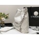 Chanel 22S Chanel 22 Bag White Small Size 30 Silver Hardware Calfskin Leather Hass Factory leather 30x37x8cm