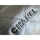 Chanel 22K 22 Bag in all black, small size 37, black calfskin leather, Hass Factory leather, 35x37x7cm