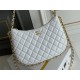 Chanel 23B Hobo Chain Bag, large size 29, white, lambskin, Hass Factory leather, gold-tone hardware, 18x29x2cm