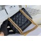 Chanel Classic Flap Bag in 2.55 Diamond Pattern So Black, Small 20, Black, Gold Hardware, Lambskin Leather, Padded Leather, Hass Factory Leather, Dimensions: 20x16x6cm.