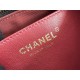 Chanel 23A Hobo Bag in Lambskin Leather, Black, Gold Hardware, Hass Factory Leather, Dimensions: 19x24x5cm.