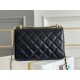 Chanel Classic Flap Bag with Double Gold Ball, Small 22cm, Black, Gold Hardware, Lambskin Leather, Hass Factory Leather, Dimensions: 15x22x8cm.