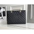 Chanel Grand Shopping Tote (GST) in Black with Gold Hardware, Caviar Leather, Hass Factory Leather, Dimensions: 34x24x12cm.