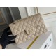 Chanel Classic Flap Bag in Small 23, Light Apricot, Champagne Gold Hardware, Caviar Leather, Hass Factory Leather, 23x15x6cm.