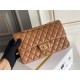 Chanel Classic Flap bag Medium 25 Caramel Gold Hardware Lambskin Hass Factory leather 25x16x7cm