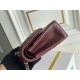 Chanel Classic Flap bag Medium 25 Burgundy Silver Hardware Lambskin Hass Factory leather 25x16x7cm