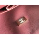 Chanel Classic Flap bag Medium 25 Burgundy Gold Hardware Lambskin Hass Factory leather 25x16x7cm