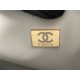 Chanel Classic Flap bag Medium 25 Grey Gold Hardware Lambskin Hass Factory leather 25x16x7cm