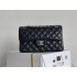 Chanel Classic Flap bag Small 23 Black Silver Hardware Lambskin Hass Factory leather 15x23x6cm