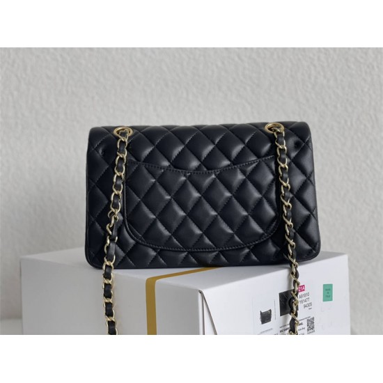 Chanel Classic Flap bag Small 23 Black Gold Hardware Lambskin Hass Factory leather 15x23x6cm