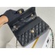 Chanel Classic Flap bag Small 23 Black Gold Hardware Lambskin Hass Factory leather 15x23x6cm