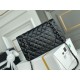 Chanel Classic Flap bag Medium 25 So Black All Black Lambskin Hass Factory leather 25x16x7cm